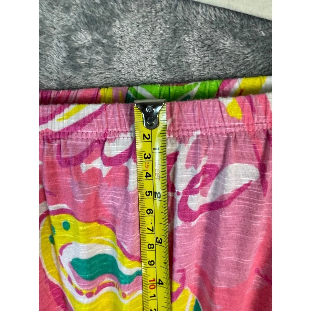 Lilly Pulitzer Marlisa All Nighter Strapless Maxi Dress Sz M Pink Green Flamingo - Picture 6 of 7